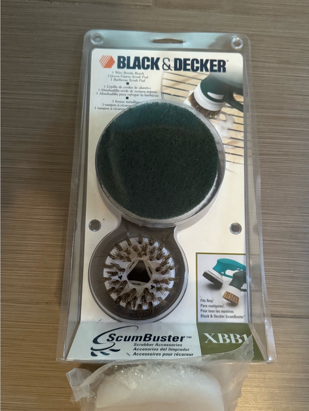 NEW!! BLACK+DECKER ScumBuster XBB1 Scrubber Accessory Kit